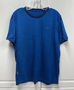Icebreaker Merino Tech Lite II Short Sleeve Royal Blue T Shirt - Mens Large L - Picture 1 of 7