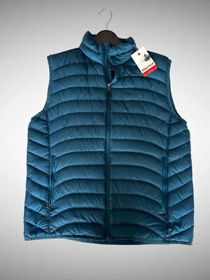 Novo Colete Masculino Extra Grande - Marmota - Tullus 600 - Preenchimento - Azul Denim 200 Novo com etiquetas $140 - Imagem 1 de 4