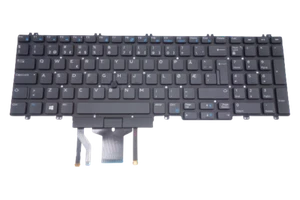 NEW Dell Precision 7530/754/7730/7740 NORWEGIAN Backlit Laptop Keyboard VF7VR - Zdjęcie 1 z 6