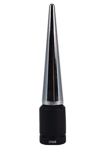 True Spike Short 4 Inch Chrome Antenna Fits Dodge Ram 1500 2500 3500 4500 - Picture 1 of 4