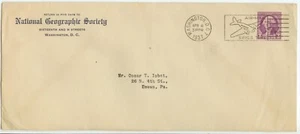 1937 Washington DC National Geographic Society - 3ct coil - Picture 1 of 1