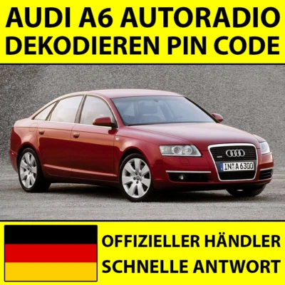 ✅AUDI A6 RADIO DEKODIEREN PIN CODE NAVIGATION RNS-E CHORUS CONCERT SYMPHONY✅ - Bild 1 von 4