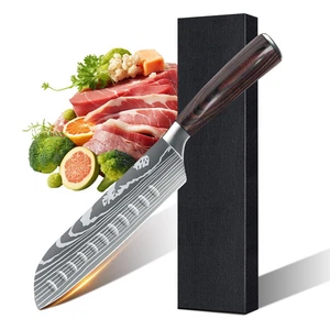 Kitchen Knife Stainless Steel Butcher Chef Damascus Cleaver Chopping Meat Knife - Bild 1 von 1