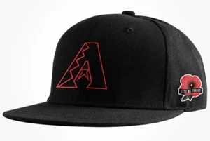 MLB Arizona Diamondbacks SGA Give Away 5-26-25 Memorial Day "Poppy" Hat 1 size - Picture 1 of 3