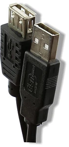 5m USB 2.0 EXTENSION Cable Lead A Male Plug to A Female Socket - Picture 1 of 9