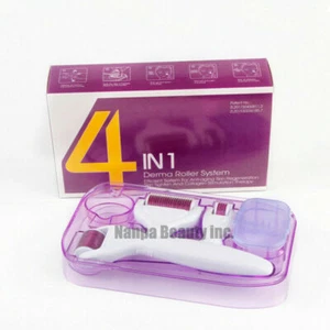 Set Rulli Derma 4 in 1 0,5 mm / 1,0 mm / 1,5 mm terapia della pelle anti-età rughe - Foto 1 di 14
