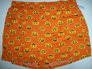 Old Navy Underwear Mens Boxer Shorts Pumpkin Jack o Lantern Halloween XL New - Picture 1 of 1