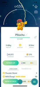 Pokemon TRADE - Shiny Pikachu Red Hat Trade ! 30 Days Friendship Bonus !!! - Picture 1 of 1