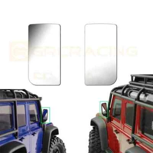 1 Juego Espejo Retrovisor Chapa Metal para 1/18 RC Crawler TRX4-M Defender Piezas - Imagen 1 de 5