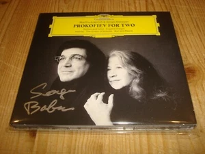Signed Signiert MARTHA ARGERICH & SERGEI BABAYAN Prokofiev for Two ORIG DGG CD - Foto 1 di 2