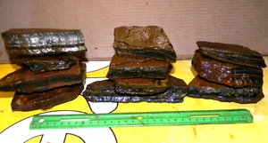 8 lbs Pounds Blue Tiger Eye Rough Slabs Rough or cut to Tumble #53 - Picture 1 of 15
