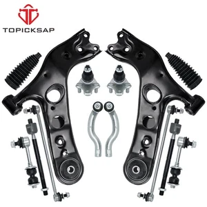14pcs Front Lower Control Arms Tie Rod Sway Bar For 2006 2007-2018 Toyota RAV4 - Picture 1 of 14