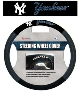 MLB New York Yankees Mesh Steering Wheel Cover Auto Car Truck - Foto 1 di 1