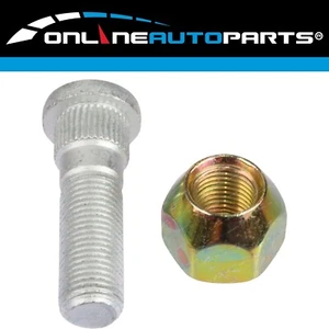Front Wheel Stud & Nut for Nissan Silvia S14 S15 4cyl 2.0L 1994-2002 - Picture 1 of 2