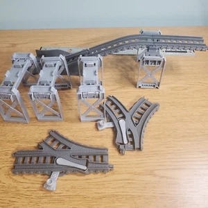 Thomas the Train & Friends TRACKMASTER Grey track risers, switches - Picture 1 of 4