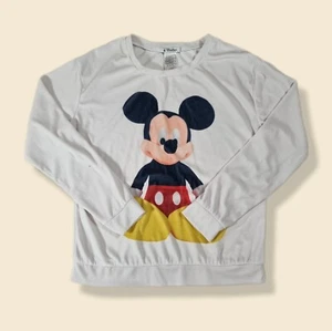 Vintage Disney Print Sweatshirt Jumper Mickey Mouse Friends Size Large - Picture 1 of 5