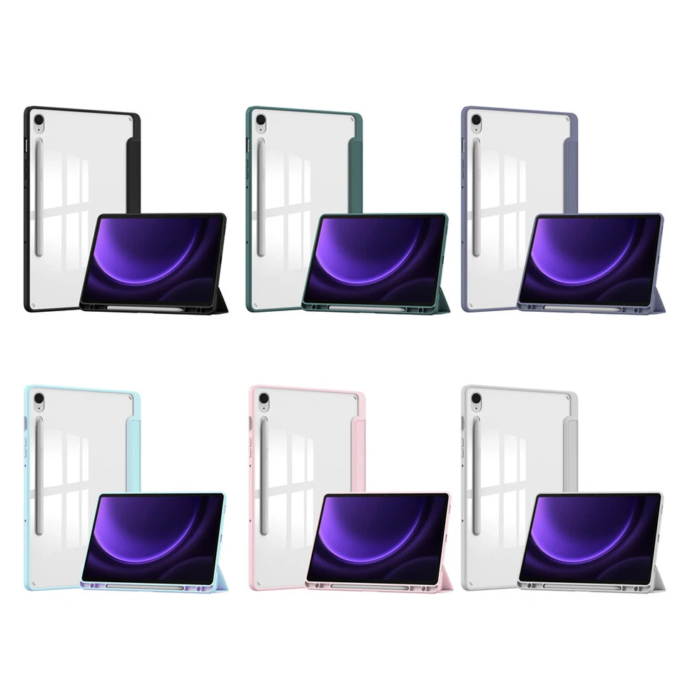 For Samsung Galaxy Tab A9 A9+ S9 FE+ S9+ Ultra  Smart Case Flip Cover Shockproof - Image 1 of 4