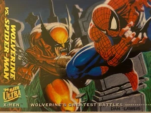 94 Fleer Ultra- X-Men: Wolverine vs. Spider-Man 142 - Picture 1 of 4