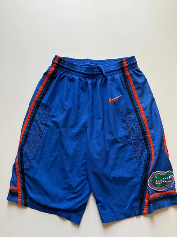 Nike Florida Gators Shorts Mens Small Blue Dri-Fit Basketball Authentic NCAA Cover