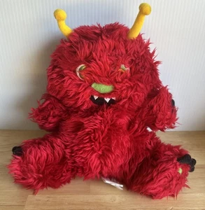 Gymboree Kinder rotes Monster Plüsch 8 Zoll Pellet gefüllt Plüschmonster LoveToy selten - Bild 1 von 9