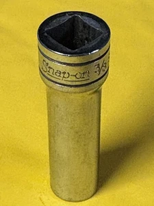 Snap-On Tools 3/8" Drive 3/8" Deep Well Socket 12 Point SF121 USA SF 121 - Picture 1 of 4