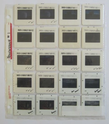 10 Yellowstone National Park 1 Full Frame 35mm 3D Stereo Slides Charley Van Pelt - Image 1 of 2
