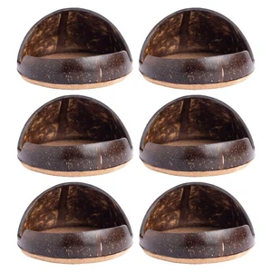 6 x Soporte Móvil con Cáscara de Coco Soporte de Madera para Teléfono Escritorio Hogar Oficina Esencial - Imagen 1 de 8