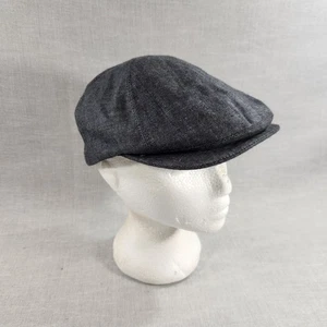 Gorra plana Goorin Bros para hombre Newsboy Driving talla pequeña gris 100 % lino hecha en EE. UU. - Imagen 1 de 9
