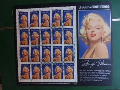 US STAMP #2967 LEGENDS OF HOLLYWOOD MARILYN MOROE XF/MINT/NH - Image 1 of 2
