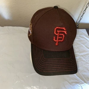 New Era Rare San Francisco Giants Tell It Goodbye Patch Hat Brown SnapBack - Bild 1 von 8