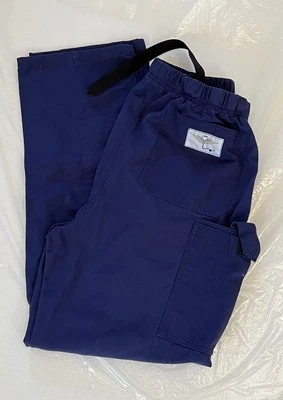Pantalones Médicos De Colección Marca Aviador Enfermería Paramédico ER Medianos Azul Foto 1 de 4