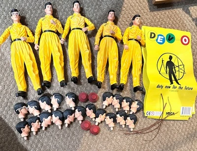 Figuras de acción Devo NECA con látigos intercambiables, cúpula, cabezas 2005 ¡COMO NUEVAS! Foto 1 de 4