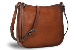 Crossbody Bags for Women Retro Leather Small Purses Hand Bags Brown Shoulder ... - Picture 1 of 7