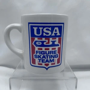 Vintage US Eiskunstlauf Team Keramik Kaffeebecher Campbell's Soup Hitzeempfindlich EUC - Bild 1 von 6