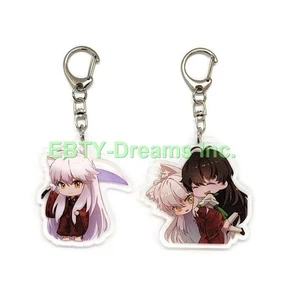 Set 2 Portachiavi Inuyasha Anime Acrilico Kagome v2 - Foto 1 di 2