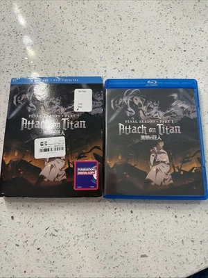 Attack on Titan: Final Season - Part 1 - Blu-ray + DVD Damaged Slipcover - Image 1 of 4