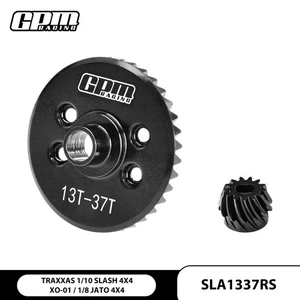 GPM 40Cr Steel Spiral-Cut Ring & Pinion Diff Gear 37T-13T TRAXXAS SLASH 4X4 Ford - Picture 1 of 2