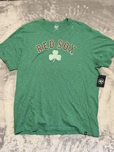 CAMISETA DE ALGODÓN MARCA BOSTON RED SOX 47 PARA HOMBRE TALLA 2XL VERDE HUERTO - Imagen 1 de 5
