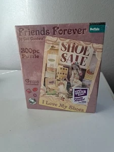 NEW Friends Forever 300 Piece Puzzle By Gail Goodwin. I Love My Shoes - Picture 1 of 6