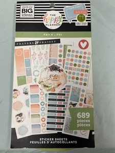 The Happy Planner Calendar Faith Sticker Book 869 Pieces - Picture 1 of 4