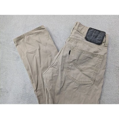 Levis 511 Straight Slim Fit Jeans Mens W30 L30 Beige Cotton Casual Pants - Image 1 of 4