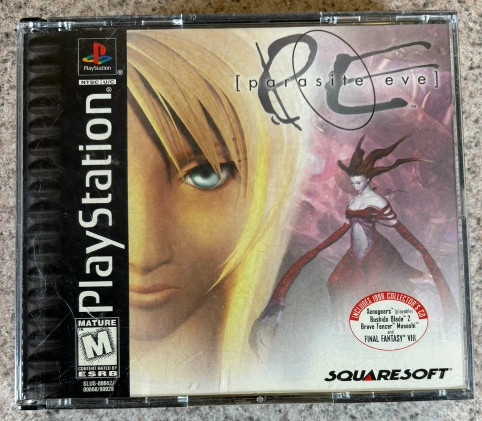 Parasite Eve (PSX PS1) - CIB - TESTED WORKING - 1998 Collector's Disc - Reg Card - Image 1 of 4
