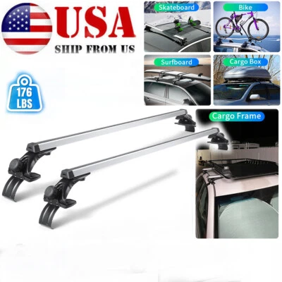 48" Car Luggage Cargo Carrier w/3 Kinds Clamp For Jeep Grand Cherokee 2011-2021 Foto 1 de 4