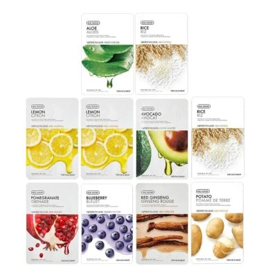 The Face Shop Unisex Combination Skin Mask Sheet Combo 20gm (Pack of 10). - Image 1 of 3