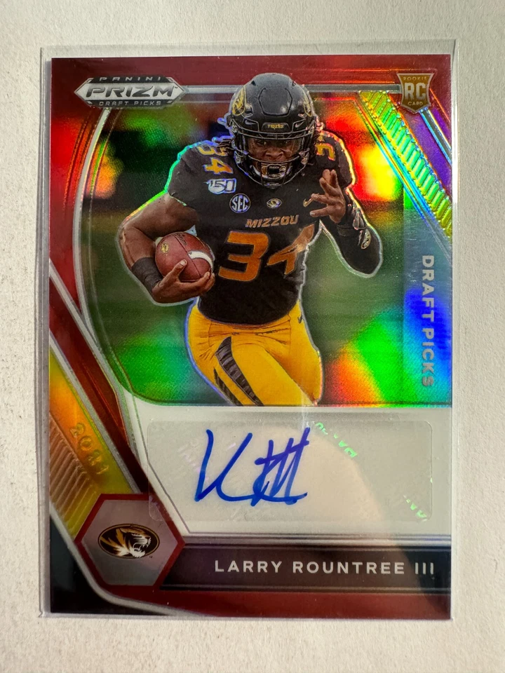 K177,695 - 2021 Panini Prizm Draft Picks Auto Prizms Red #74 Larry Rountree/199 - Image 1 of 1