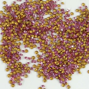 1100 PP13 R *** 100 STRASS SWAROVSKI PP13 (1,95mm) ROSE G - Picture 1 of 3