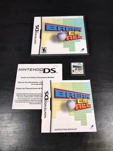 Break 'Em All (Nintendo DS, 2006) CIB, auténtico y probado - Imagen 1 de 10