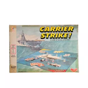 VINTAGE 1977 CARRIER STRIKE GAME OF NAVAL STRATEGY - RARE BATTLE NAVY - Picture 1 of 10