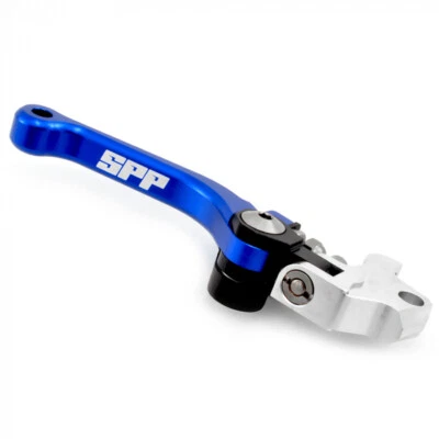 Blue SPP Unbreakable Folding Brake Lever Fits Yamaha YZ85 2015 2016 - Image 1 of 4