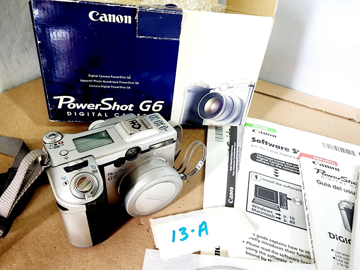 Canon PowerShot G6 7.1メガピクセル Amazon.com : Canon PowerShot G6 7.1MP Digital Camera with 4x